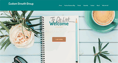 Desktop Screenshot of customgrowthgroup.com